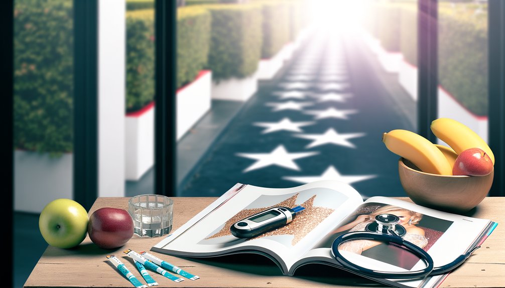 celebrities inspire diabetes management